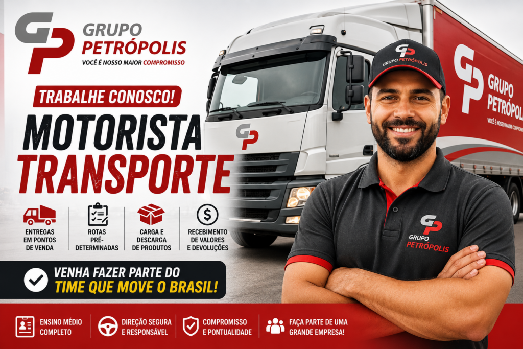 🚛 Grupo Petrópolis SP – Motorista Transporte | Trabalhe Conosco